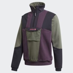 Adidas ADVENTURE FIELD HALF-ZIP SWEATSHIRT MENS SZ L